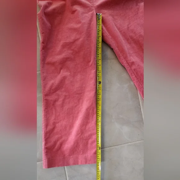 Los Angeles Atelier & Other Stories Coral Corduroy Jumpsuit Size 8 - Picture 9 of 15